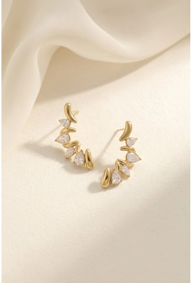 Boucles d’oreilles pendantes lettres LOVE